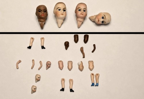 Lot têtes et pièces - 4,